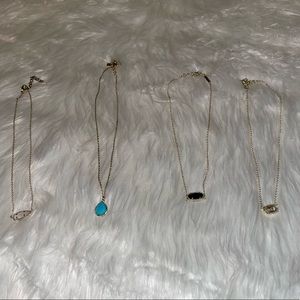 Kendra Scott necklaces sold separately and together.